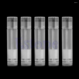 Storage Bottles 1/5/10/20/50/100pcs Plastic Empty Clear LIP Tubes Containers Transparent Lipstick Eyelash Tube Refillable