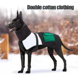 Dog Apparel Winter Thickened Clothes Plus Wool Warm Doberman Pet Splice In Large