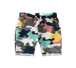 2018 Fashion Baby Boys Camouflage Shorts Summer Cotton Trousers Kids Army Cool Pants Children Loose Sport Camo Shorts Sweatpants s6168721