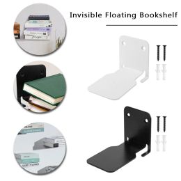 Invisible Floating Bookshelf Floating Book Organiser Wall Indoor Storage Accessories Suit Heavy Duty Metal Shelves For Books New