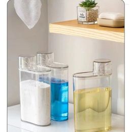 Storage Bottles Transparent Clothes Softener Dispenser Sealed Practical Laundry Liquid Bottle Leakproof Large Capacity Scent Bead Container