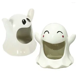 Candle Holders Ornaments Ghost Shape Holder Halloween Stand Festival Decor Decorationation