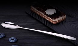 Stainless Steel Long Handle Heart Smooth Surface Spoons Cute heart Shape Creative Coffee Tea Bar Mirror Reflection Spoons DH0504 T5868390
