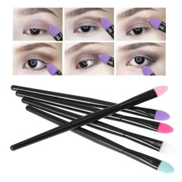 5pcs Professional Eyeshadow Brush Kit Facial Cosmetic Tools Silicone Eye Shadow Makeup Brush Set For Cosmetic Applicator Makeup