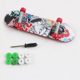 5Pcs Finger Skateboard Finger Board Tech Truck Mini Skateboards Alloy Stent Party Favors Gift 9.5cm Alloy Toys H29