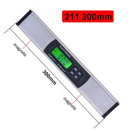 Digital Protractor Angle Finder electronic Level 360 degree Inclinometer with Magnets Level angle slope tester Ruler 300/400mm