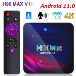 Box H96 Max Android 11 Smart TV Box 4K Hd Smart Voice Set Top 5G Wifi Bluetooth Receiver Media Player HDR USB3.0 4G 32Gb 64Gb TV BOX
