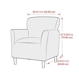 Water Repellent Tub Chair Cover Stretch Club Armchair Slipcovers Elastic Spandex Single Sofa Covers Living Room Bar Counter Home