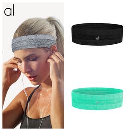 AL-206 Hår Hög elasticitet Absorberande Yogaövning för Woman Band pannband som kör Fiess Anti Sweat Sports Accessories