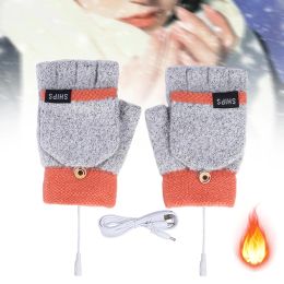USB Heated Gloves Outdoor Cold Weather Hand Warmer for Indoor Riding Hiking
