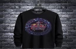 Rhines 2021 Crown Men Hoodie Sweatshirt Fashion Streetwear Slim Full Pullover O Neck Cotton Mens Autumn Clothes 7XL Men's Hoodies & Swe8385317