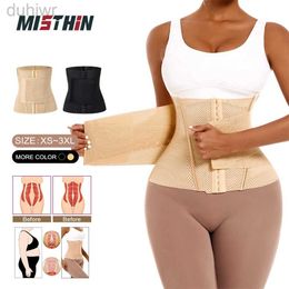 Slimming Belt MISTHIN Postpartum Corrector Adomen Strap Belt Fajs Colombianas Girdle Trimmer Recovery Bandage Plus Size Slimming Corest 240409