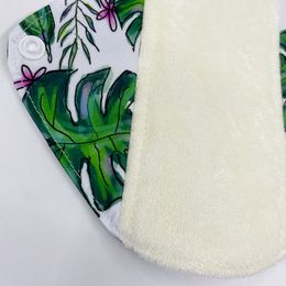 LECY ECO LIFE 1pc women reusable cloth menstrual pads with wings, organic bamboo inner mama pads pantyliner for light flow days