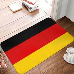 Bath Mats German Flag Mat Anti Slip European Toilet Quick Dry Kitchen Shower Room Floor Waterproof Bathroom Accessories