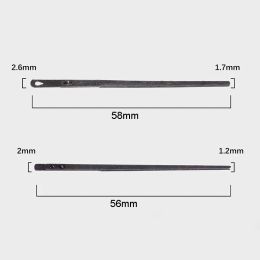 3Pcs Leather Sewing Craft Tool Leather Knitting Needle Double Hole Leather Rope Lace Needle Sewing Supplies herramientas cuero