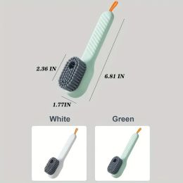 1/2Pcs Multifunctional Cleaning Brush Soft-bristled Liquid Shoe Brush Clothes Brush Shoe Clothing Board Shoe Cleaner