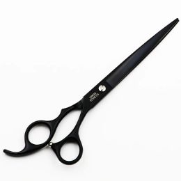 8 inch black pet scissors dog cat grooming animals professional pet hair shears super sharp barber cutting tools kit