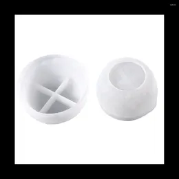 Baking Moulds 1Pcs Resin Silicone Mould Casting Tray Epoxy Bowl Irregular For DIY Tea