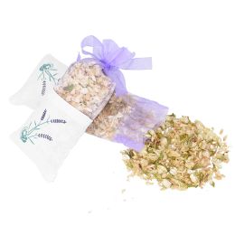 Natural Dried Flower Rose Jasmine Lavender Bud Flower Sachet Bag Home Aromatherapy Wardrobe Desiccant Car Room Air Refreshing 6z