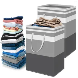 Laundry Bags 75L Basket With Handle Freestanding Hamper Multifunctional Washing Bin Lightweight