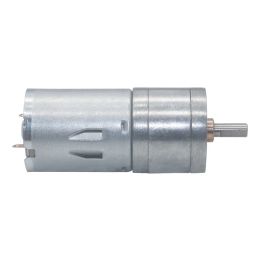 JGA25-370 Miniature Geared Motor DC Motor 6V 12V 24V Electric gear Motor High Torque 12/16/26/30/35/60/77/130/170/280/1360 rpm