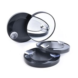 TSHOU777 Cosmetic 351015X Mirror Magnifier Magnifying Face Care Bathroom Compact Make Up for Makeup Beauty 240409