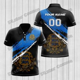 Custom Name And Number Haiti & Ghana & Chile Flag Coat Of Arms 3D Printed Men's Polo Shirt Summer Unisex Casual shirt POL70