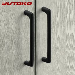 YUTOKO Cabinet handle Pearl Grey Brass Gold Cabinet Door Handles Zinc Alloy Drawer Knobs Pulls Kitchen Furniture Handle Hardware