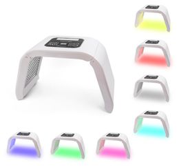 7 Colours Foldable LED Therapy machine Skin Rejuvenation Facial Mask Acne Remover AntiWrinkle Spa Pon Device1295169