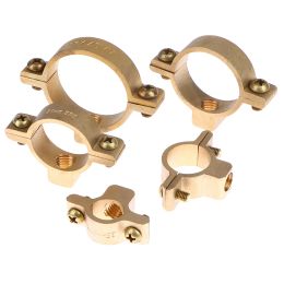 Fit 15/22/28/35/40mm OD Tube Brass M10 Water Hose Pipe Clamp Retaining Bracket Support Hanger Fixed Plumbing
