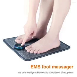 Blankets EMS Foot Massaging Cushion Foldable Smart Muscle Stimulator Massager 8 Modes 19 Levels Multifunctional For Home Office Blanket