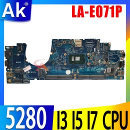 Motherboard LAE071P Mainboard For DELL Latitude 5280 5290 Laptop Motherboard 04T711 03Y392 04X332 04K998 with I3 I5 I7 7th Gen CPU DDR4