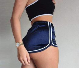 New 2018 Women Shorts Summer Silk Slim Beach Casual White Egde Shorts Sport short334B7477702