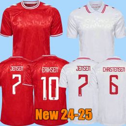 2024 2025 Denmark MAEHLE Mens Soccer Jerseys National Team 24 25 ANDERSEN JENSEN ERIKSEN HOJBJERG HOJLUND DOLBERG Home Away Football Shirts Uniforms