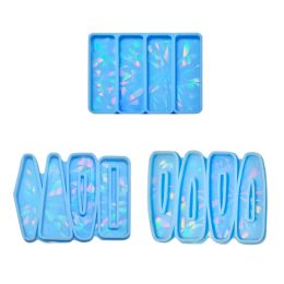 Hair Barrette Epoxy Resin Casting Molds Silicone Resin Moulds Silicone Jewelry Mould for Hair Clip Hair Barrettes Making