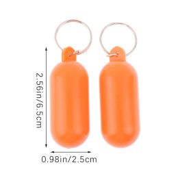 New 2Pcs Boat Kayak Floating Keyring Buoyant Key Ring Float Keychain Boat Accessory For Boating Fishing Kayaking Rafting Surfing