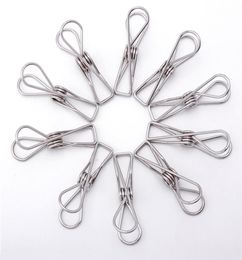 Stainless Steel Clothes Clips Socks Pos Hang Rack Parts Portable Clothing Clips Stainless Steel Pegs 5301953
