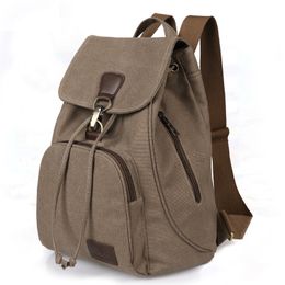 Neue Vintage Trendy Bag, Rucksack aus Leinwand im Freien, Leinwand mit großer Kapazität, Strand Casual Bag