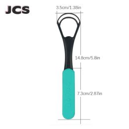 Double Layer Tongue Scraper Silicone Tongue Scraper Brush Cleaning Food Grade Single Oral Care To Keep Fresh Breath Oral Health