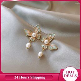 Stud Earrings Vintage High Quality Materials Electroplating Art Oil Painting Personality Jewellery Selling