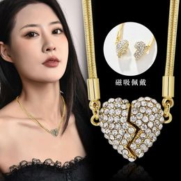 Fashion everything fringe necklace Designer jewelry Constellation Pendant magnetic love necklace