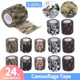 5-20 Pcs Hunting Tape Army Camo Outdoor Shooting Blind Wrap Camouflage Stealth Tapes Waterproof Camera Lens Wraps Accessories