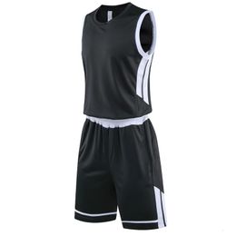 Men Custom DIY Basketball Jerseys Set Quick Dry Clothes Uniforms Team College Throwback Training Sport Vest Shorts 240325