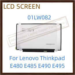 Screen Original 14" For Lenovo ThinkPad E480 E485 E490 E495 Laptop HD LCD Screen 30pin FRU 01LW082 B140XTN07.1 LCD Display Panel