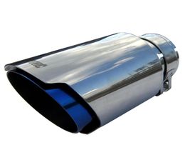 Car Universal Akrapovic Stainless Steel Exhaust Tip with Silver or Burnt Blue Color End Pipe for Audi VW Golf Parts8015420