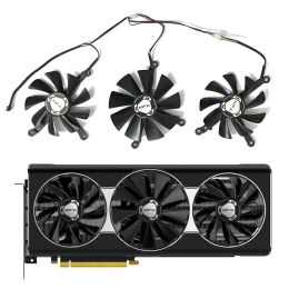 Pads New CF1010U12S Graphics Card Fan for XFX Radeon RX 5700 XT 8GB THICC III Ultra RX57XT8TBD8 Cooling Graphics Fan