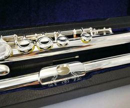 RODWARE RFL210 flowery Engraved Pattern 16 17 Closed Open Flute Silver Plated Split E Mechanism C B Foot8595438