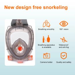 SMACO Swimming/Underwater Mask Snorkel Full Face Wide View Foldable Anti Fog Scuba Diving Mask For Swimming Adult Youth Snorkel