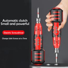Multifunctional Electric Screwdriver Set Replaceable Bits with LED Light USB Charging Power Tools Portable Screwdriver Set