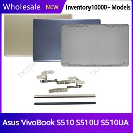 Cases New Original For Asus VivoBook S510 S510U S510UA Laptop LCD back cover Front Bezel Hinges Palmrest Bottom Case A B C D Shell